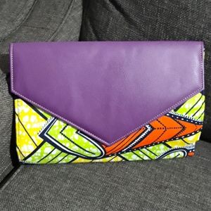 African print handbag/clutch